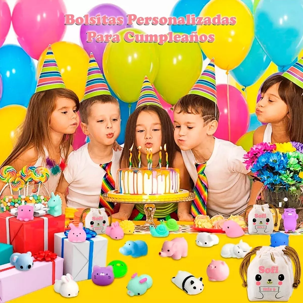 50 Squishy Mochi + Bolsita Kawaii - Image 3