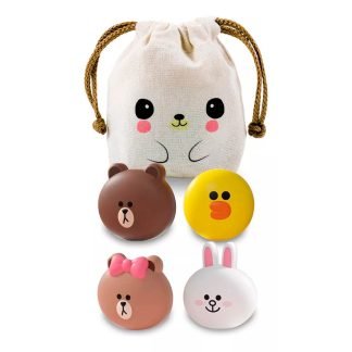 4 Squishy Mochi Animals Amigos Squeeze + Bolsita Kawaii