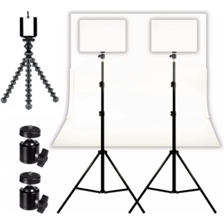 Set 2 Paneles Led 13w Foto Producto + 3 Trípodes + Infinito