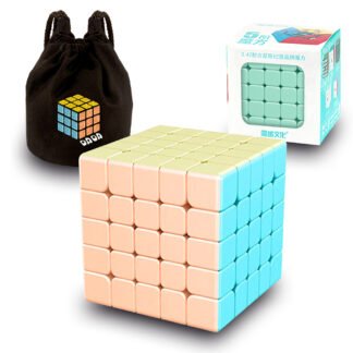 Cubo Rubik Moyu 5 Meilong 5 Macaron Stickerless + Estuche