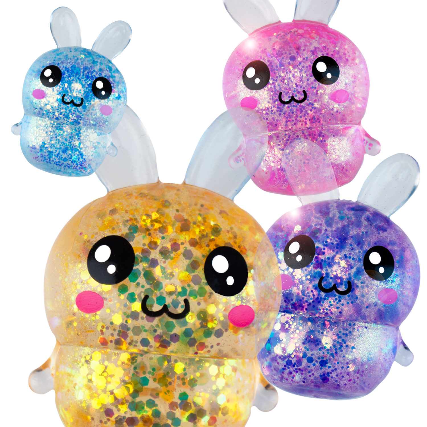 Squishy Conejo Galáctico - DORADO + Bolsita Kawaii - Image 7
