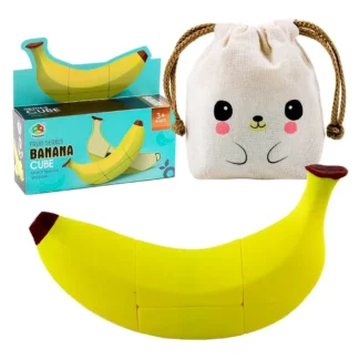 Cubo Rubik Fanxin Frutas Stickerless BANANA + Bolsita kawaii