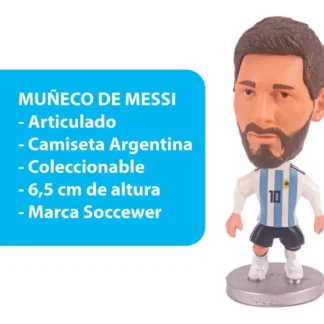 Muñeco Messi Articulado Colección Soccerwe Arg