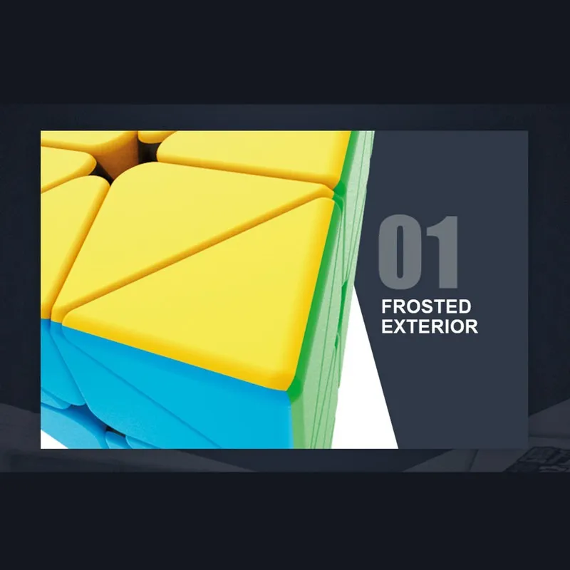 Cubo Rubik Pyraminx Moyu Meilong Jinzita Base Negra - Image 5