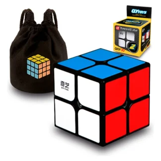 Cubo Rubik 2x2 Qiyi Qidi W Base Negra+ Estuche