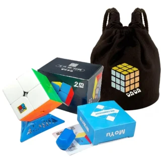 Cubo Rubik 2x2 Moyu Meilong 2m Magnétic Accesorios + Estuche