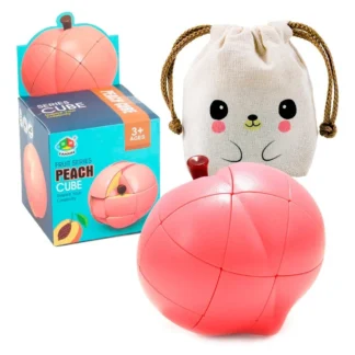 Cubo Rubik Fanxin Frutas Stickerless DURAZNO + Bolsita kawaii