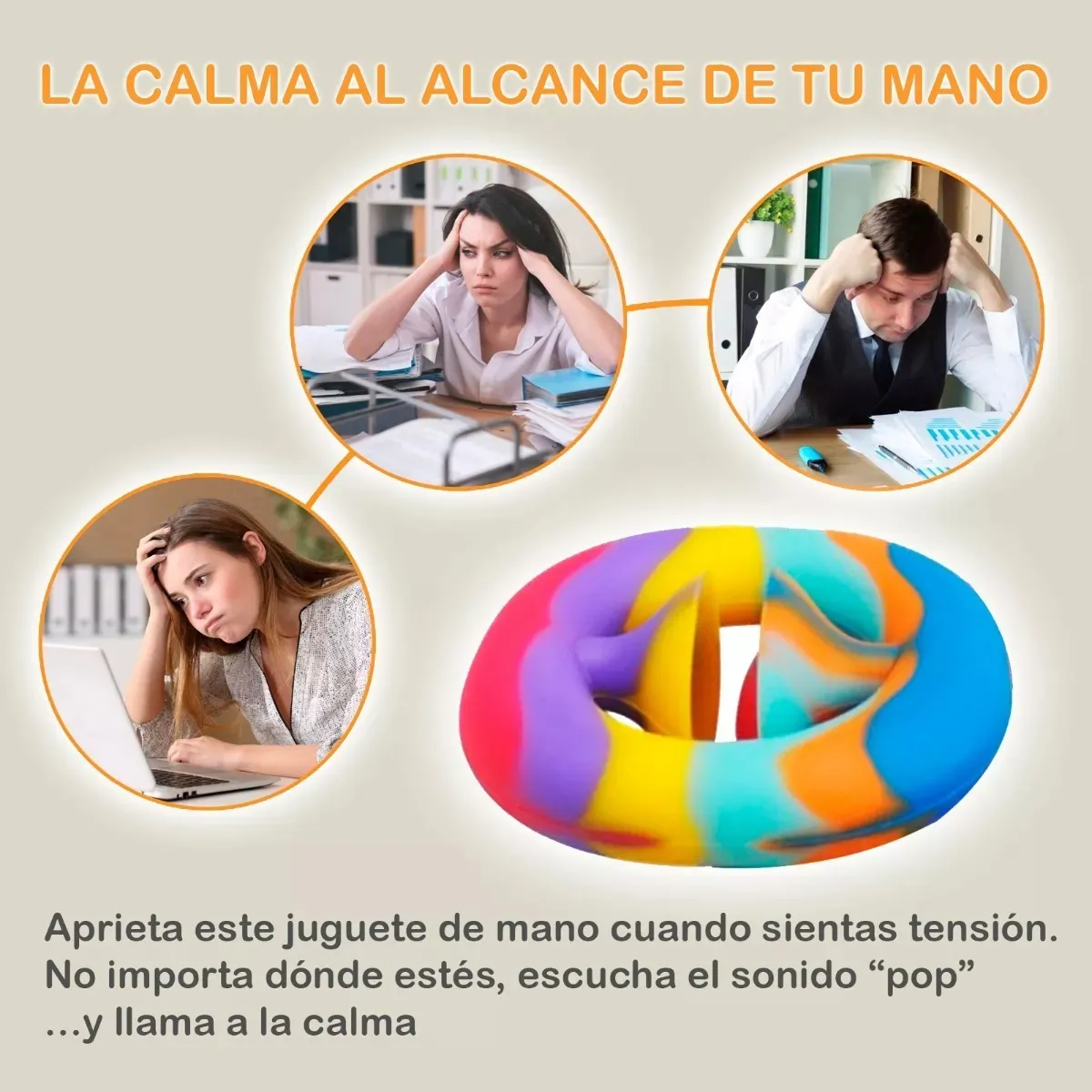 Kit 5 Juguetes Sensoriales Antiestrés Toys + Bolsita Kawaii - Image 5