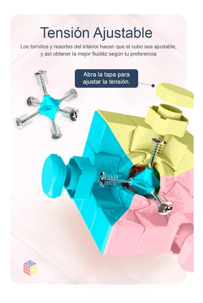 Cubo Rubik Moyu Meilong Jinzita Macaron Pyraminx + Estuche - Image 8