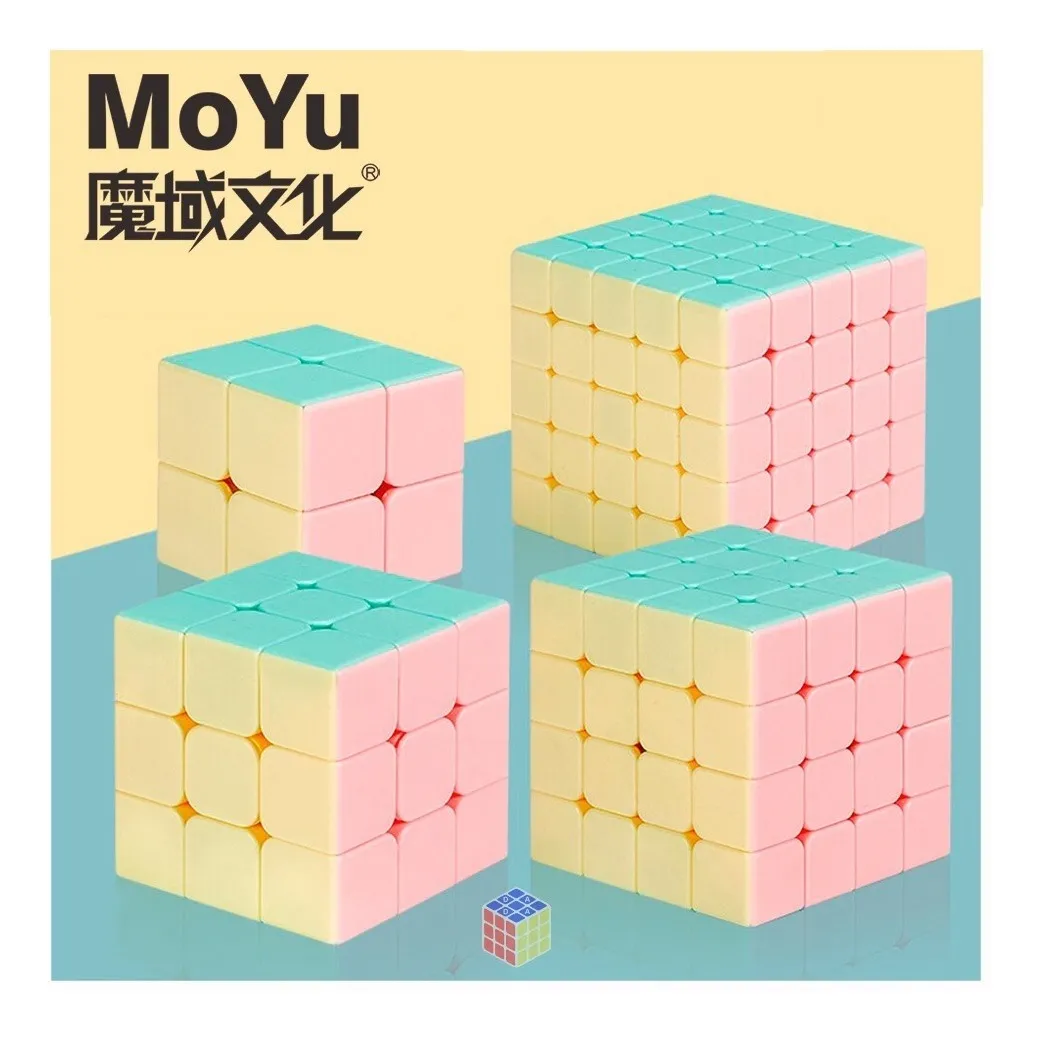 Cubo Rubik Moyu 4 Meilong 4 Macaron Stickerless + Estuche - Image 3