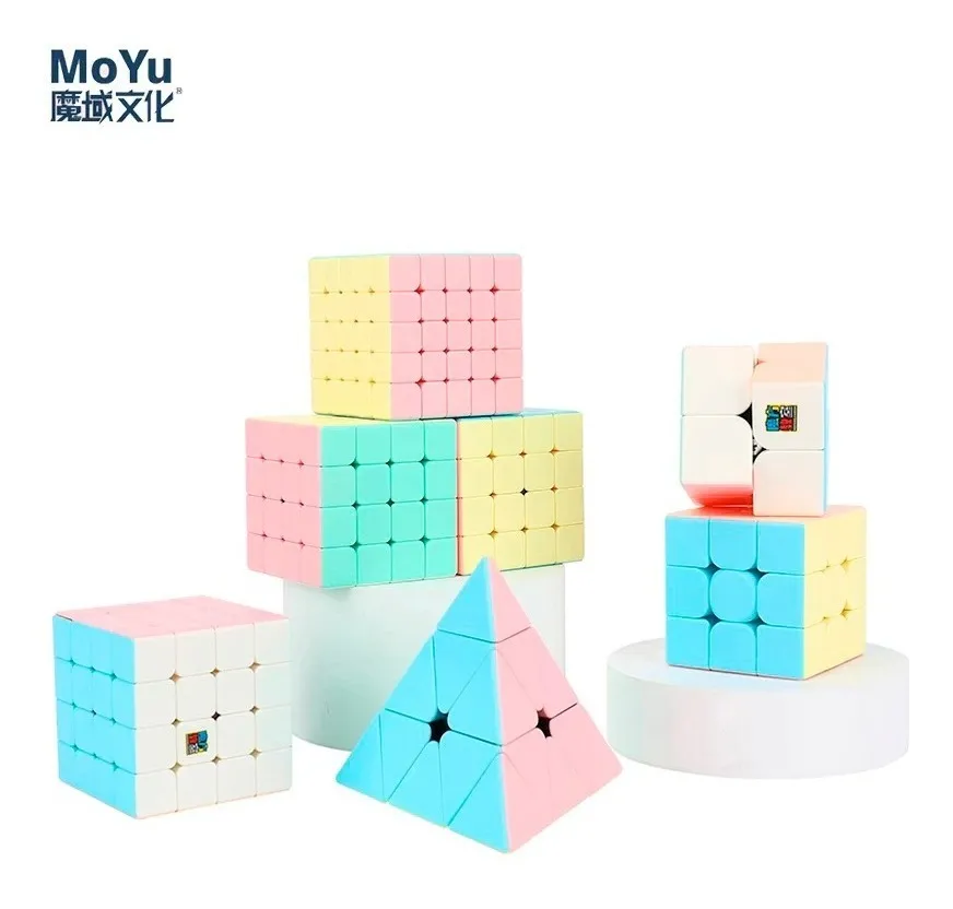 Cubo Rubik Moyu Meilong Jinzita Macaron Pyraminx + Estuche - Image 4