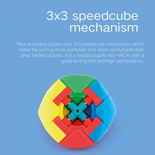 Cubo Rubik Mastermorphix 3x3 Moyu S/etiqueta + Estuche - Image 9