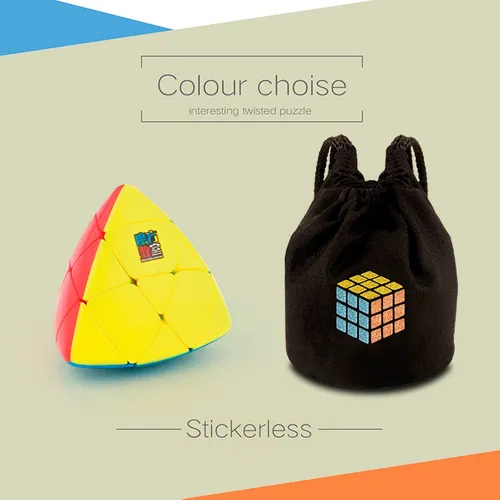 Cubo Rubik Mastermorphix 3x3 Moyu S/etiqueta + Estuche - Image 5