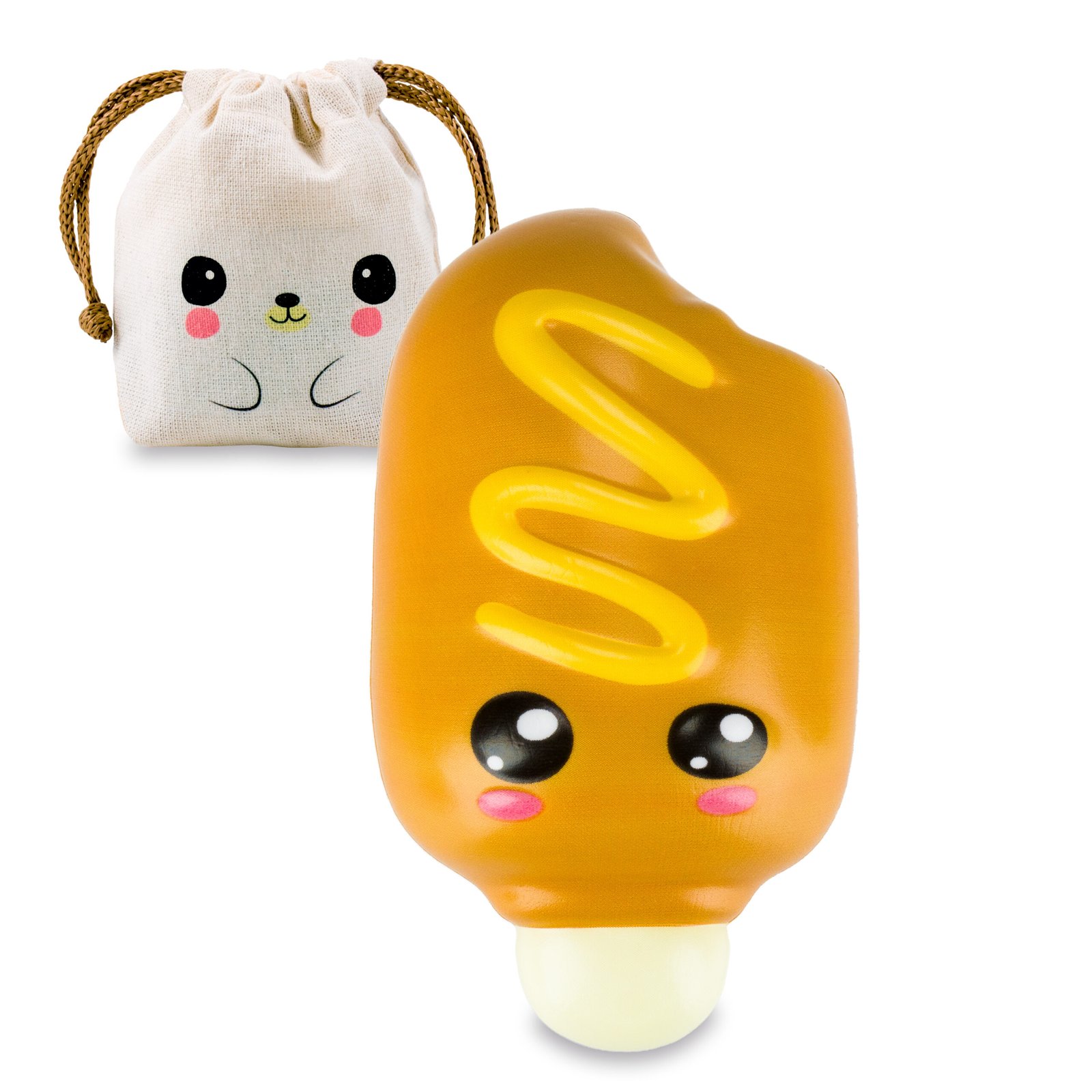 Squishy De Crecimiento Lento Comiditas - HELADO PALITO + Bolsita Kawaii