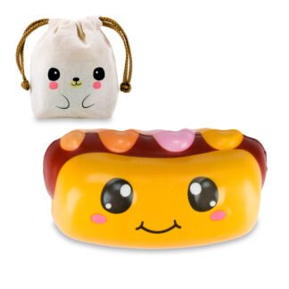 Squishy De Crecimiento Lento Comiditas - PANCHO + Bolsita Kawaii