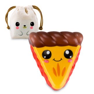 Squishy De Crecimiento Lento Comiditas - PORCION TORTA + Bolsita Kawaii
