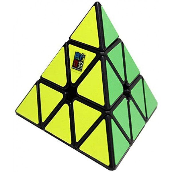 Cubo Rubik Pyraminx Moyu Meilong Jinzita Base Negra - Image 11