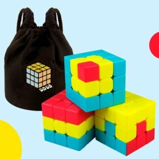Set 3 Cubos Rubik Moyu 3x3 3 Colores Sandwich Unicornio + Estuche