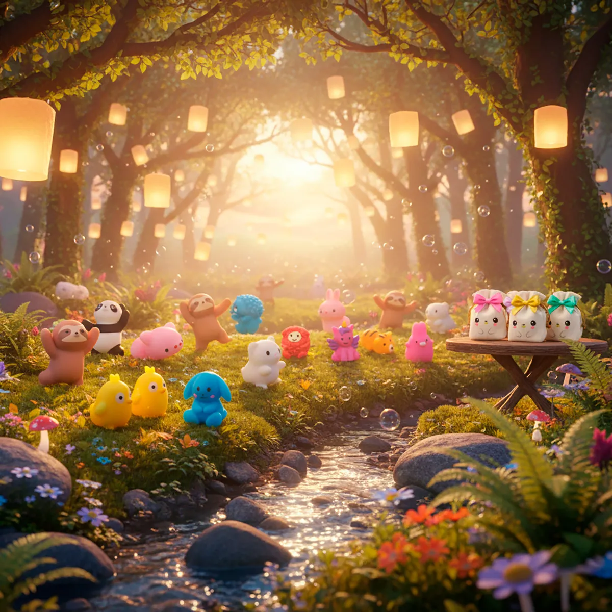 Squishy Mochi DADA TOYS PREMIUM con Bolsita Kawaii – 16 ANIMALITOS - Image 7