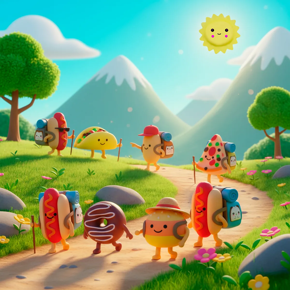 Squishy Mochi DADA TOYS PREMIUM con Bolsita Kawaii – 10 COMIDITAS - Image 9