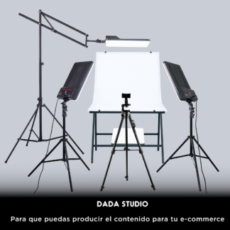 Kit Estudio Foto Producto 4 Paneles Led Mesa Jirafa Tripodes